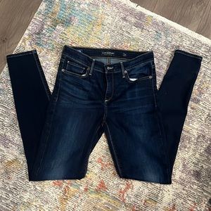 Lucky brand dark wash skinny jeans